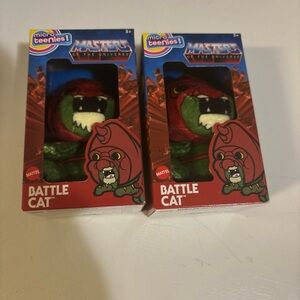 Mattel Micro Teeny Battle Cat Figure - Red and Green